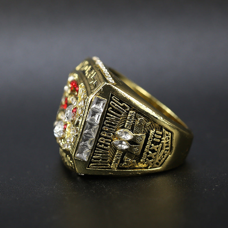 1998 NFL World Champion 33rd Super Bowl Denver Broncos Championship Ring - Your Ring