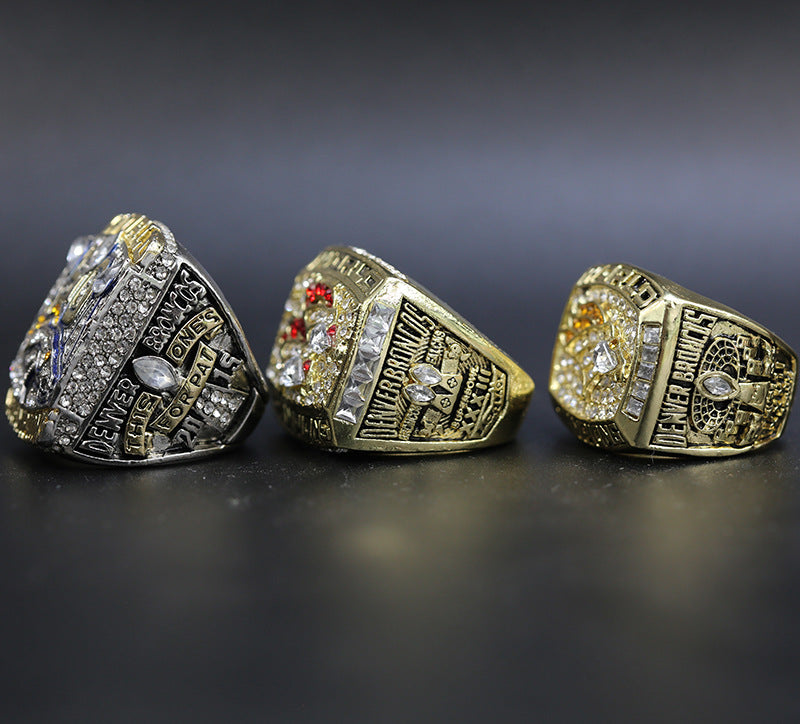 1997/98/2015 NFL Denver Broncos Championship Ring - Your Ring