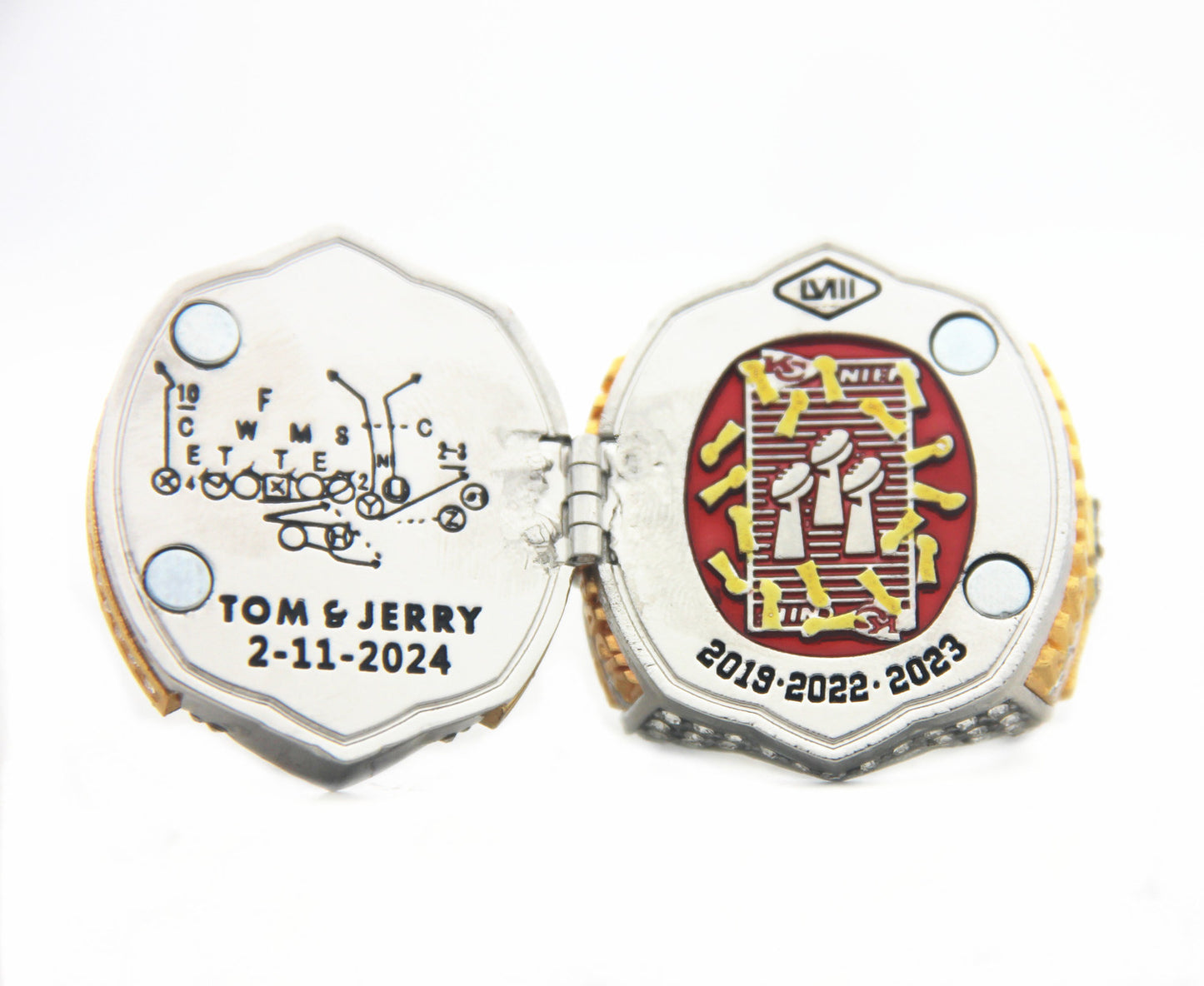 2023 NFL World Champion 58th Super Bowl Kansas Chiefs Championship Ring