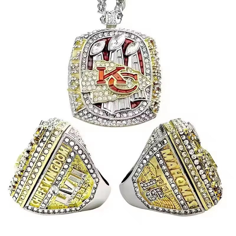 2022 NFL World Champion 57th Super Bowl Kansas Chiefs Championship Ring - Your Ring
