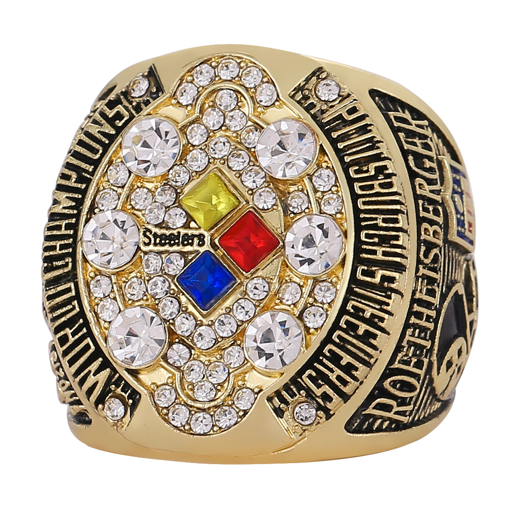 2008 NFL World Champion 43rd Super Bowl Pittsburgh Steelers Championship Ring - Your Ring