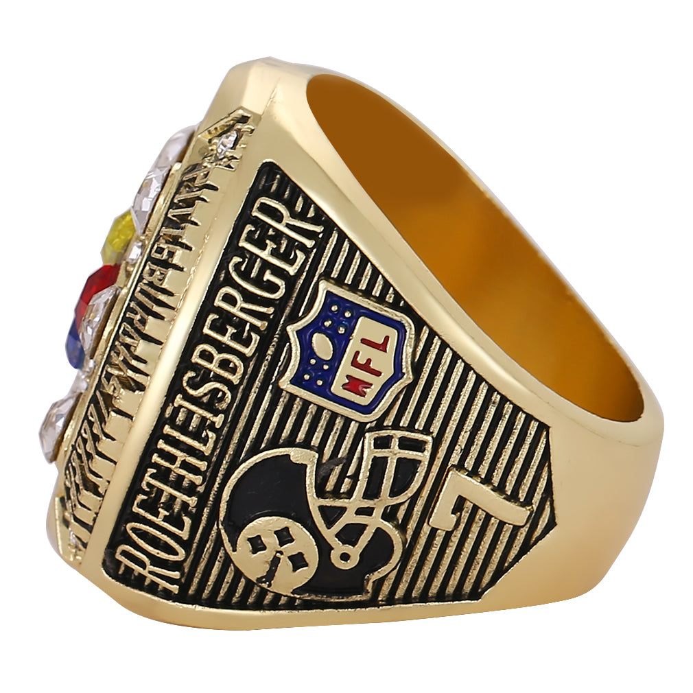 2008 NFL World Champion 43rd Super Bowl Pittsburgh Steelers Championship Ring - Your Ring