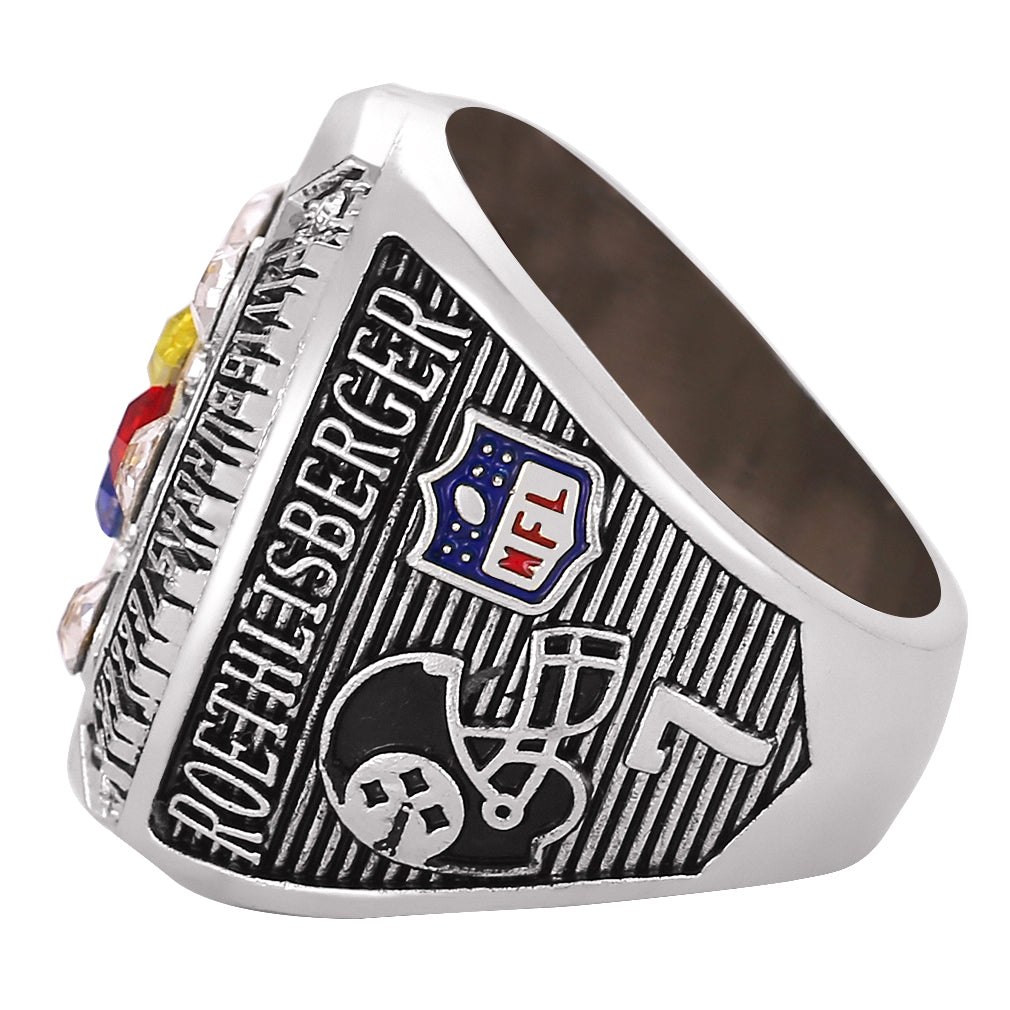 2008 NFL World Champion 43rd Super Bowl Pittsburgh Steelers Championship Ring - Your Ring
