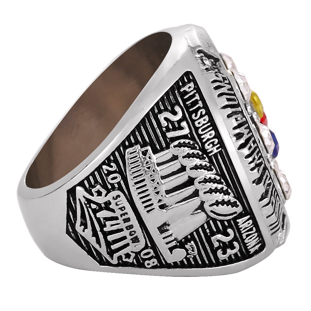 2008 NFL World Champion 43rd Super Bowl Pittsburgh Steelers Championship Ring - Your Ring