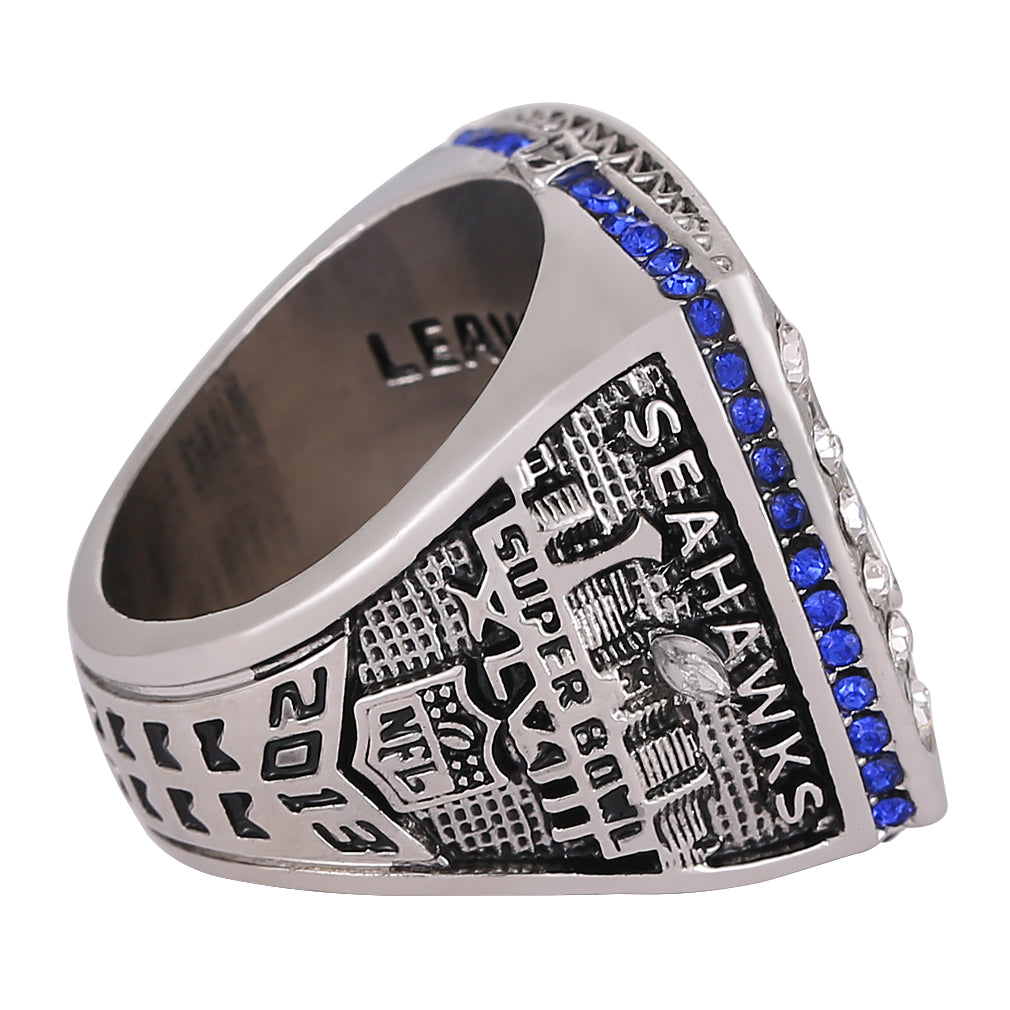 2013 NFL World Champion 48th Super Bowl Seattle Seahawks Championship Ring - Your Ring