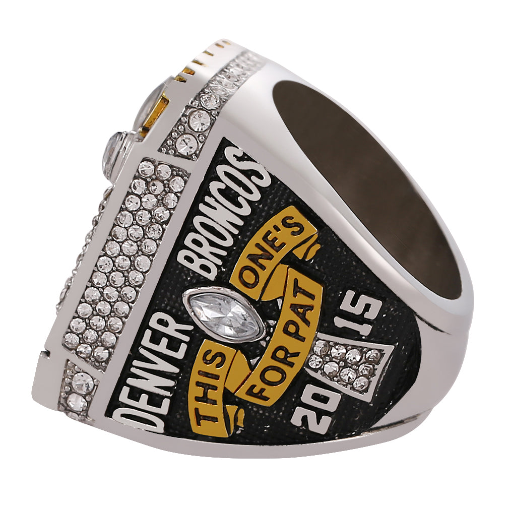 2015 NFL World Champion 50th Super Bowl Denver Broncos Championship Ring - Your Ring