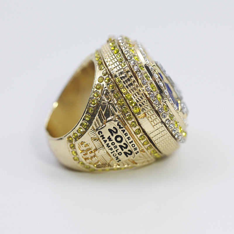 2022 Golden State Warriors Men's Basketball World NBA Replica Championship Ring - Your Ring