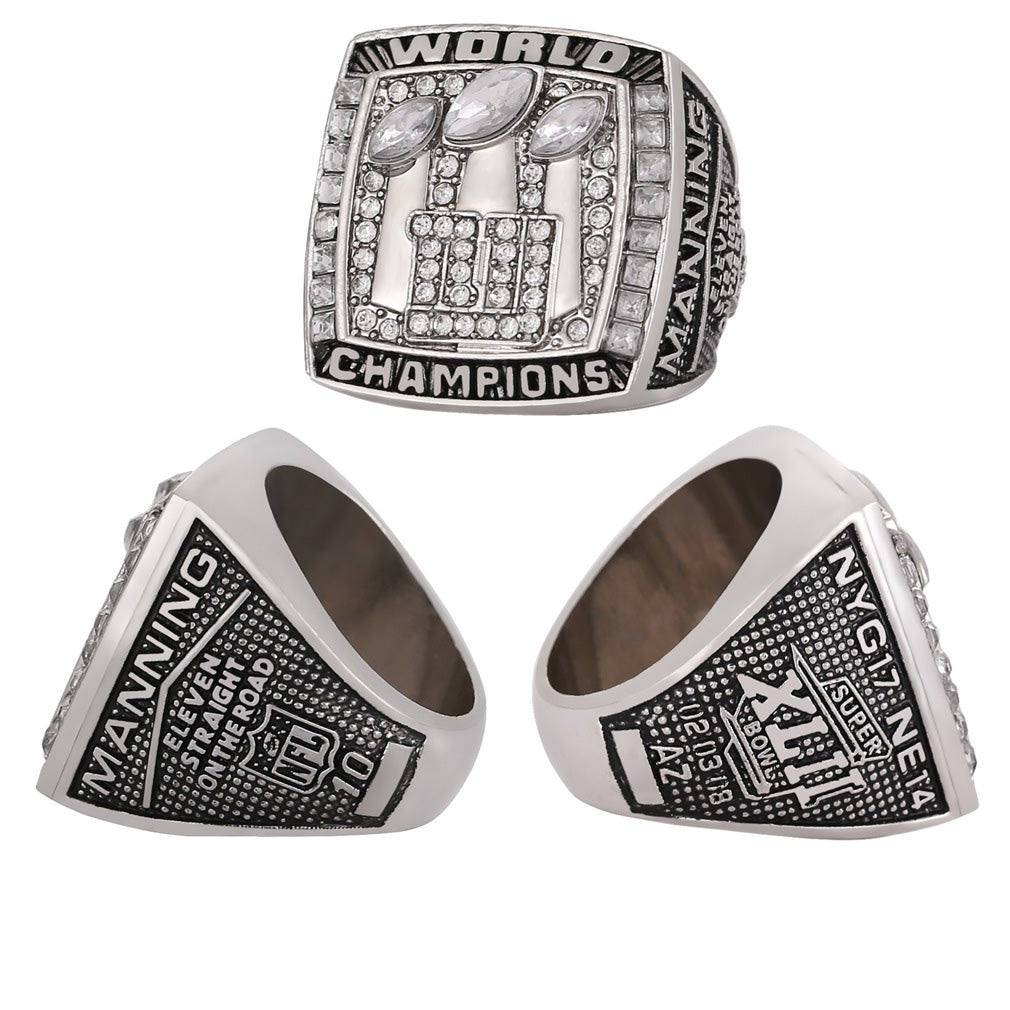 2007 NFL World Champion 42nd Super Bowl New York Giants Championship Ring - Your Ring