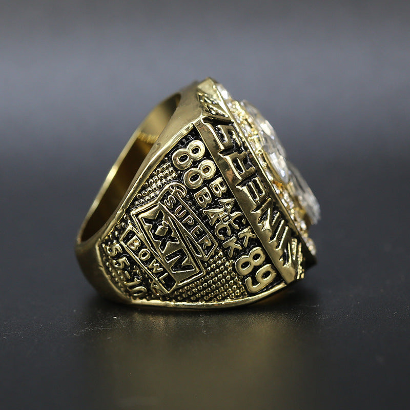 1989 NFL World Champion 24th Super Bowl San Francisco 49ers Championship Ring - Your Ring
