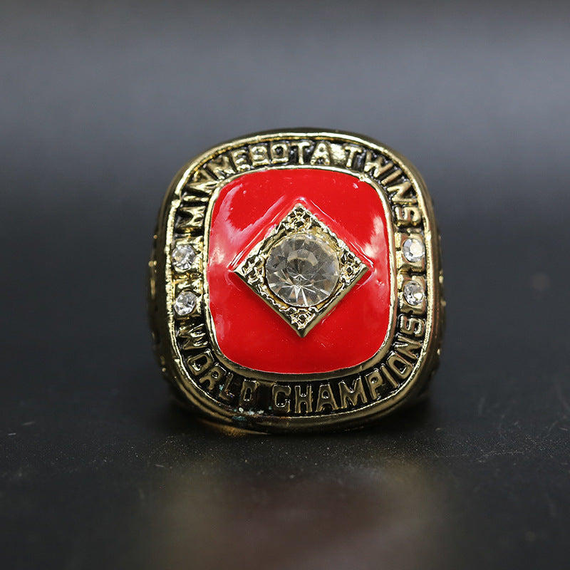 MLB 1991 Minnesota Twins Men's Baseball World Series Replica Championship Ring - Your Ring