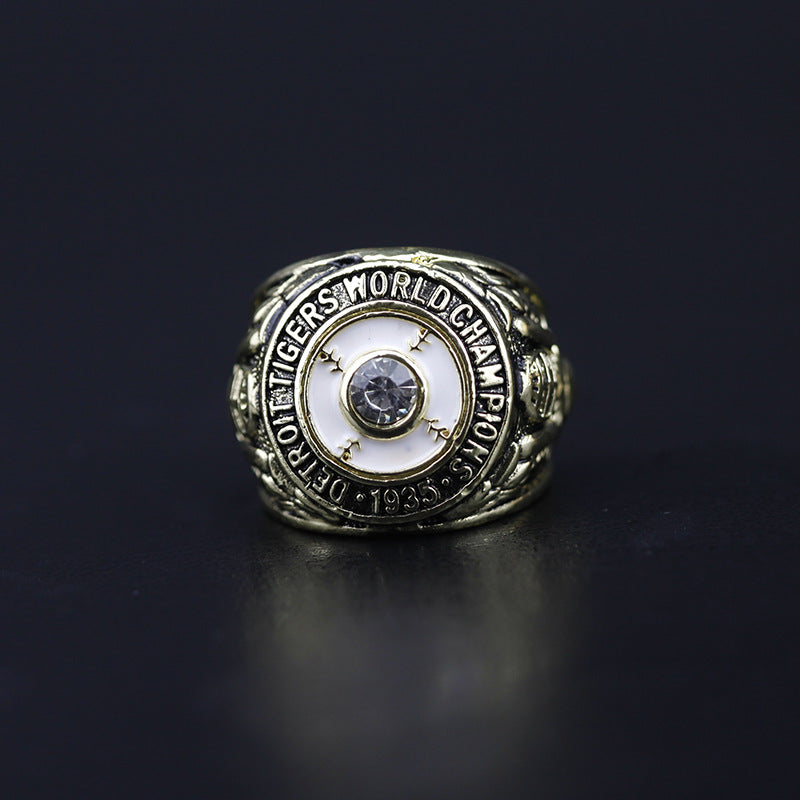 MLB 1935 Detroit Tigers Men's Baseball World Series Replica Championship Ring - Your Ring