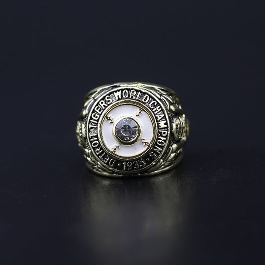 MLB 1935 Detroit Tigers Men's Baseball World Series Replica Championship Ring - Your Ring