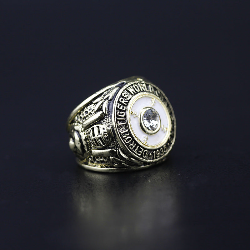 MLB 1935 Detroit Tigers Men's Baseball World Series Replica Championship Ring - Your Ring