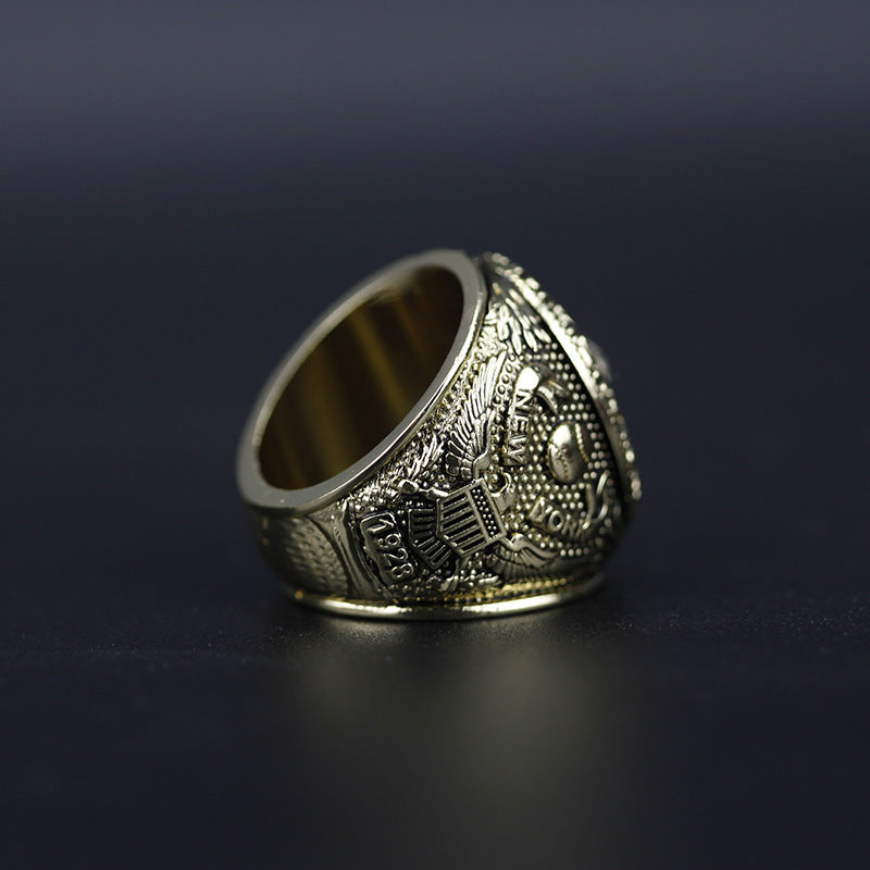 MLB 1928 New York Yankees Men's Baseball World Series Replica Championship Ring - Your Ring