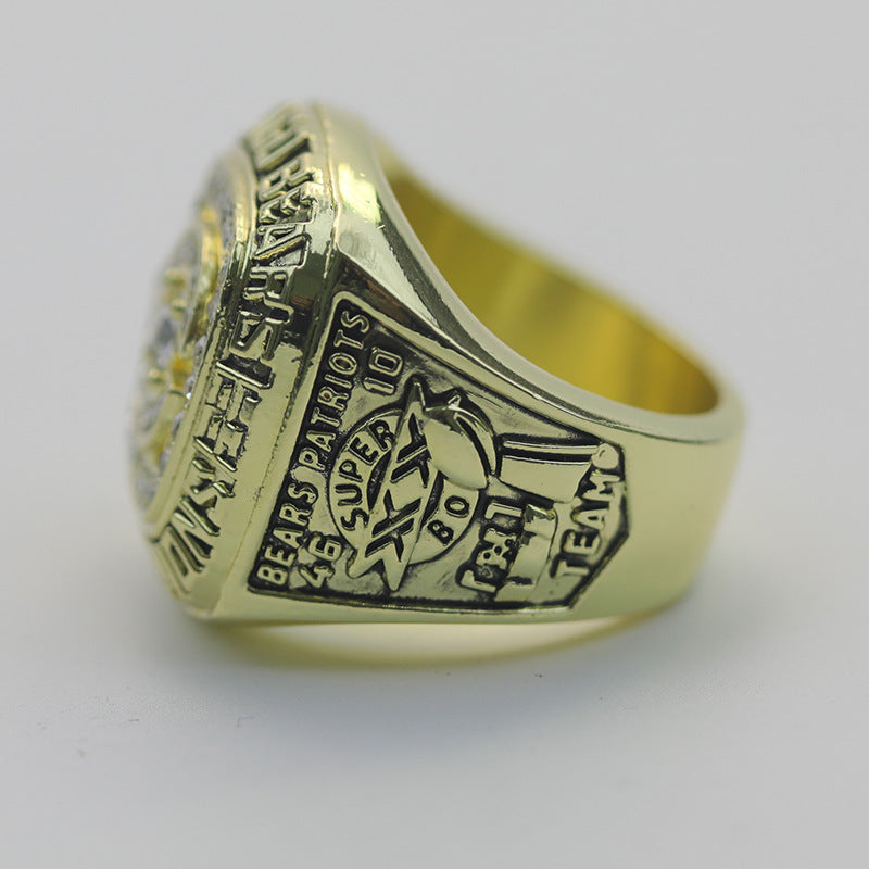 1985 NFL World Champion 20th Super Bowl Chicago Bears Championship Ring - Your Ring
